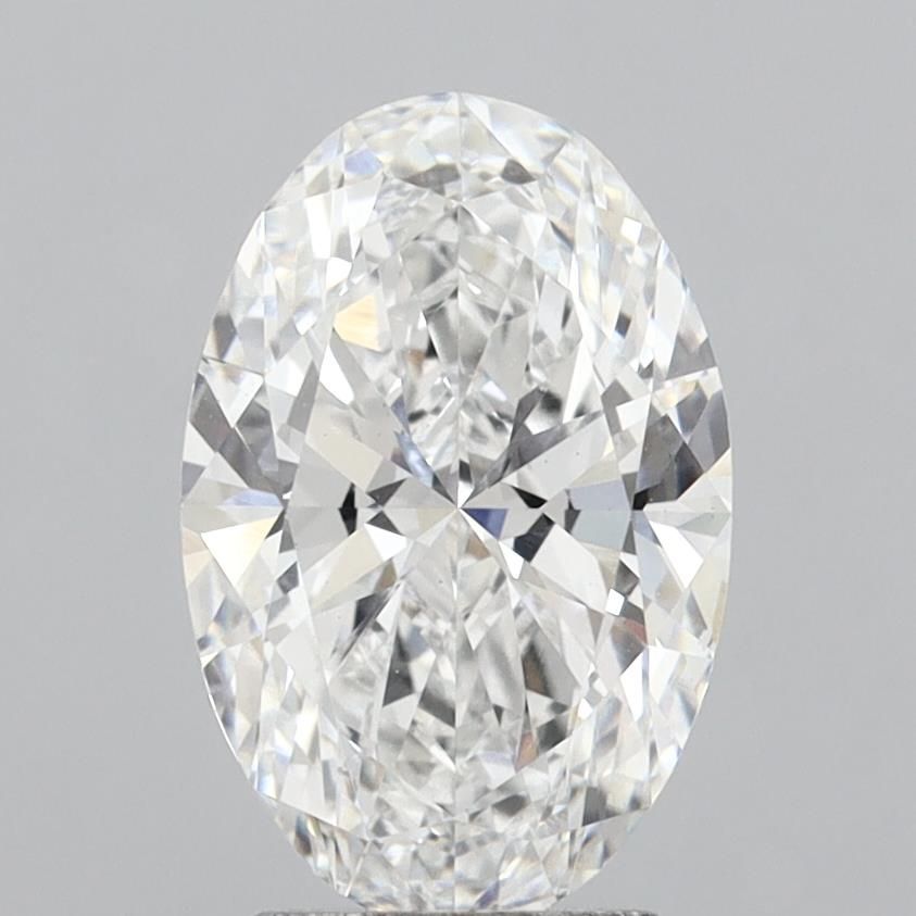 3.05 ct. oval Lab Grown Diamond front image