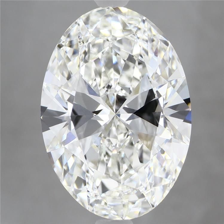 6.09 ct. oval Lab Grown Diamond front image