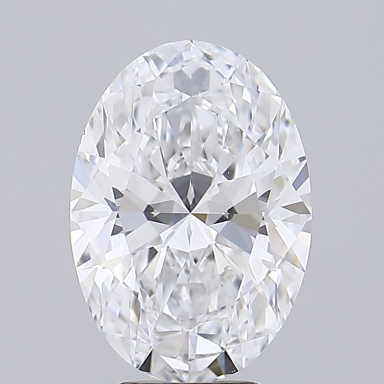 3.02 ct. oval Lab Grown Diamond front image