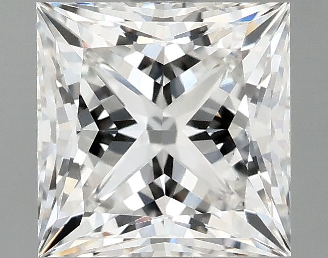 2.10 ct. princess Lab Grown Diamond front image