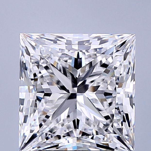 4.08 ct. princess Lab Grown Diamond front image