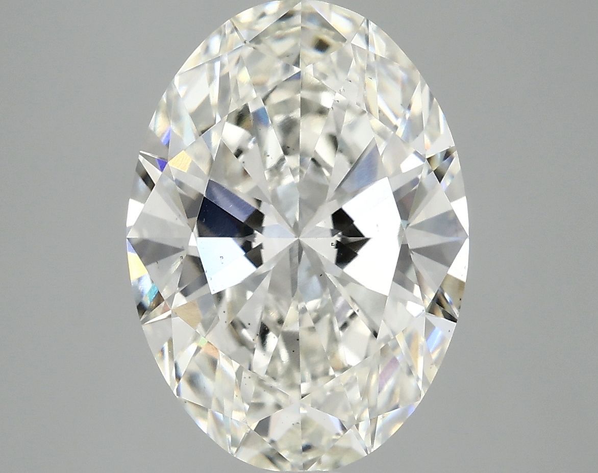 3.93 ct. oval Lab Grown Diamond front image