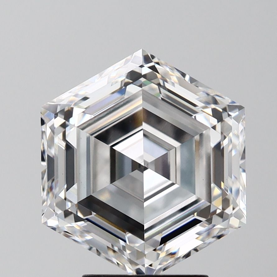 4.07 ct lab-grown Hexagonal Diamond