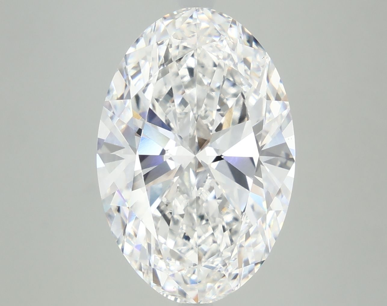 7.01 ct. oval Lab Grown Diamond front image