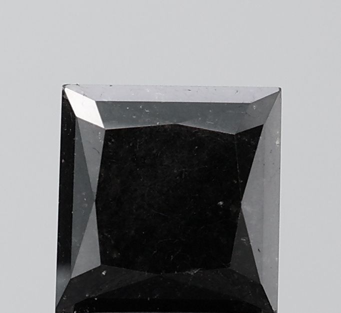 3.62 Carat Princess Diamond Black VS1