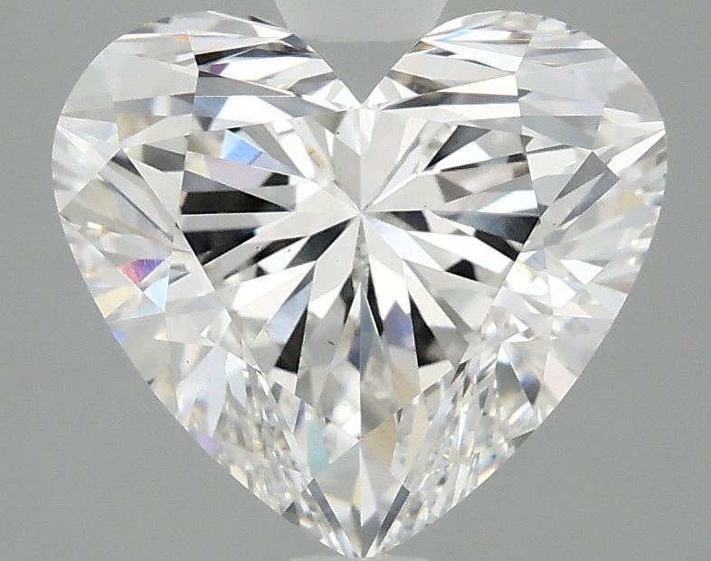 3.09 carat f VS1 EX Cut IGI heart diamond