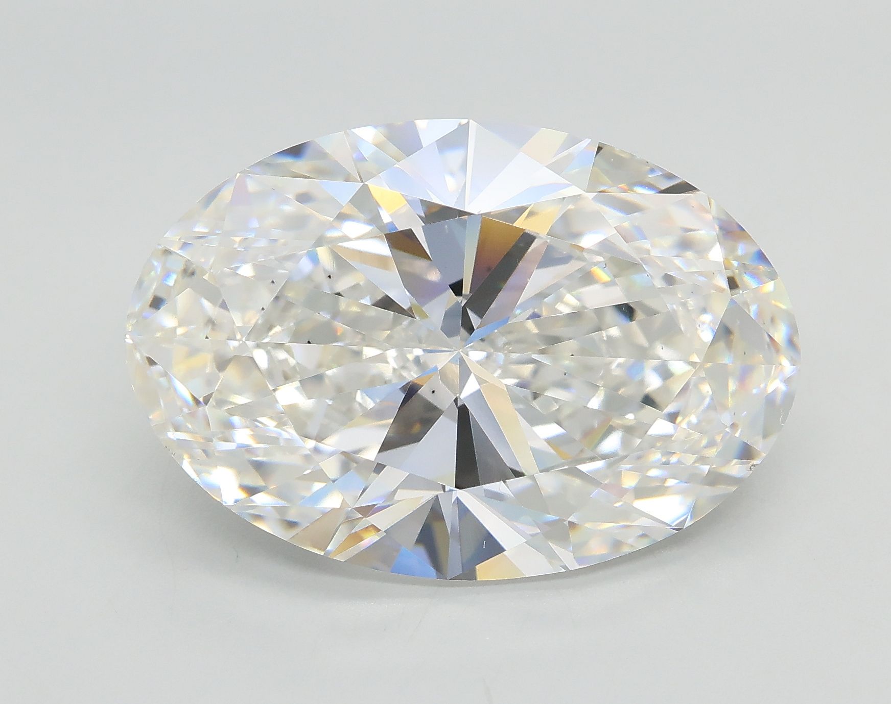 10.08 ct. oval Lab Grown Diamond front image