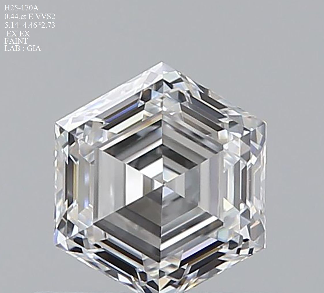 0.44 ct Hexagonal Diamond