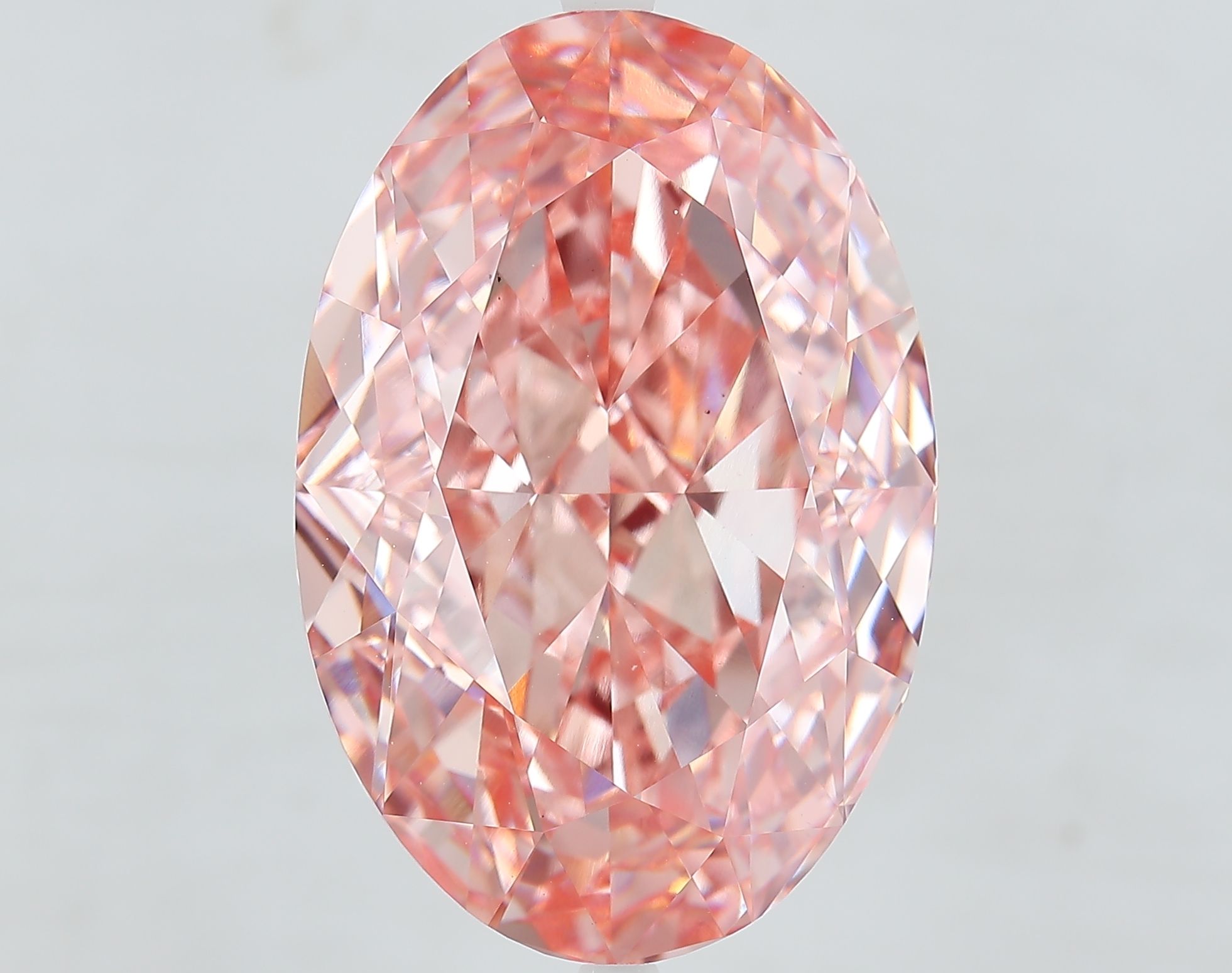 25.12 ct. oval Lab Grown Diamond front image