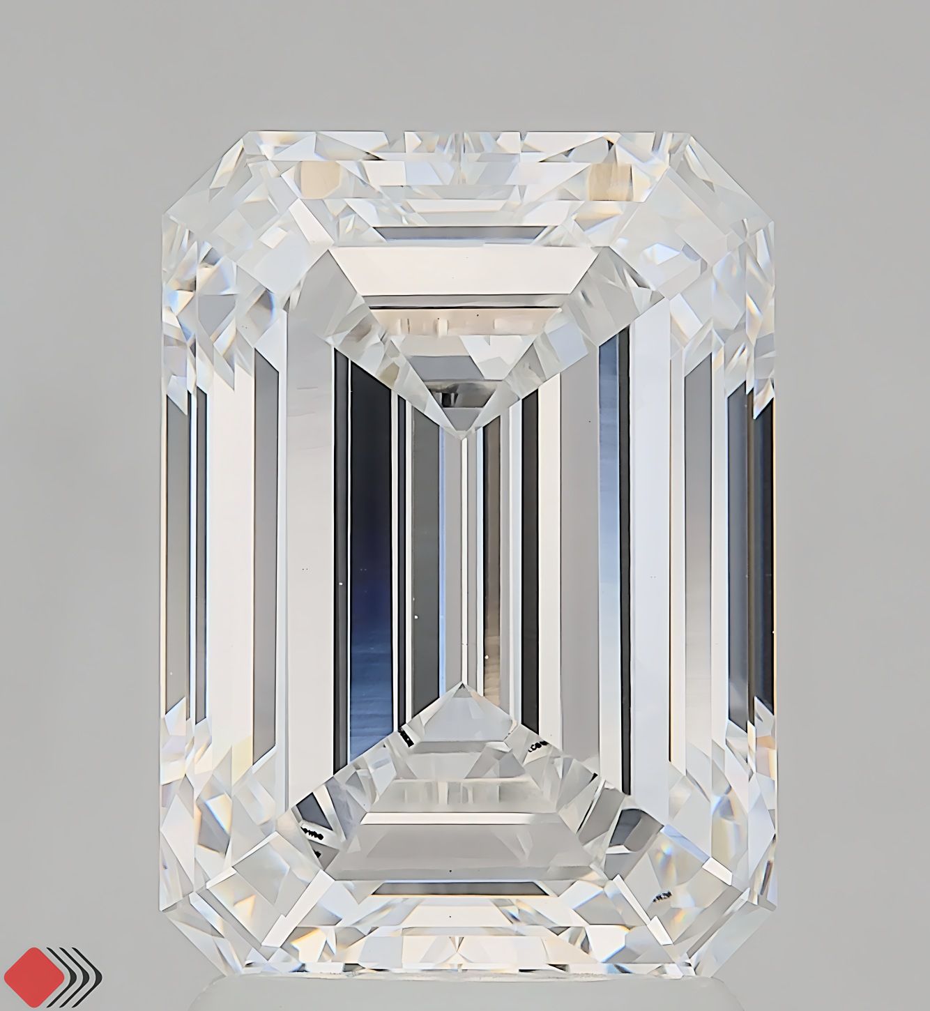 3.02 ct. emerald Lab Grown Diamond front image