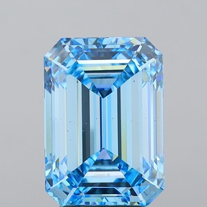 5.04 ct. emerald Lab Grown Diamond front image