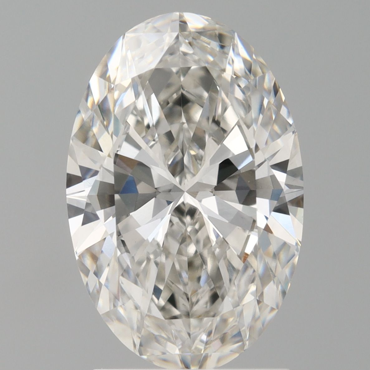 2.09 ct. oval Lab Grown Diamond front image