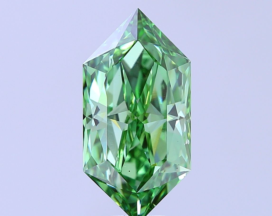 5.02 ct lab-grown Hexagonal Diamond