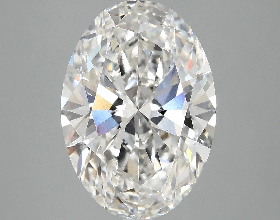 4.06 ct. oval Lab Grown Diamond front image