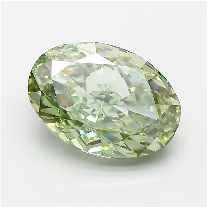 5.25 ct. oval Lab Grown Diamond front image