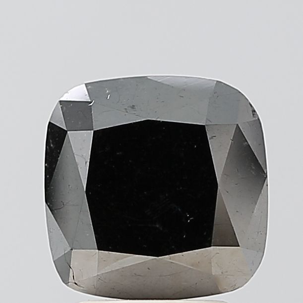 3.32 Carat Cushion brilliant Diamond Fancy Black VS1