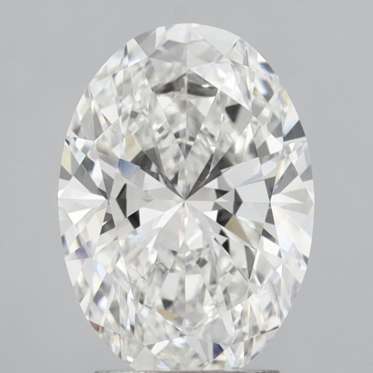3.02 carat f VVS2 EX Cut IGI oval diamond