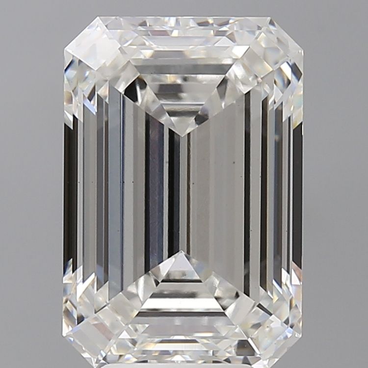 6.09 ct. emerald Lab Grown Diamond front image