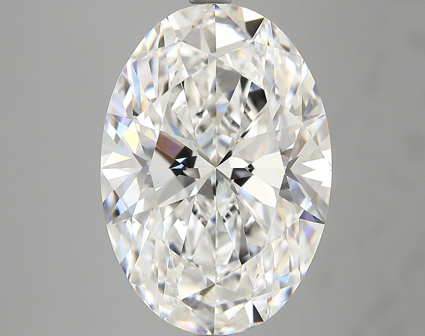 7.03 ct. oval Lab Grown Diamond front image