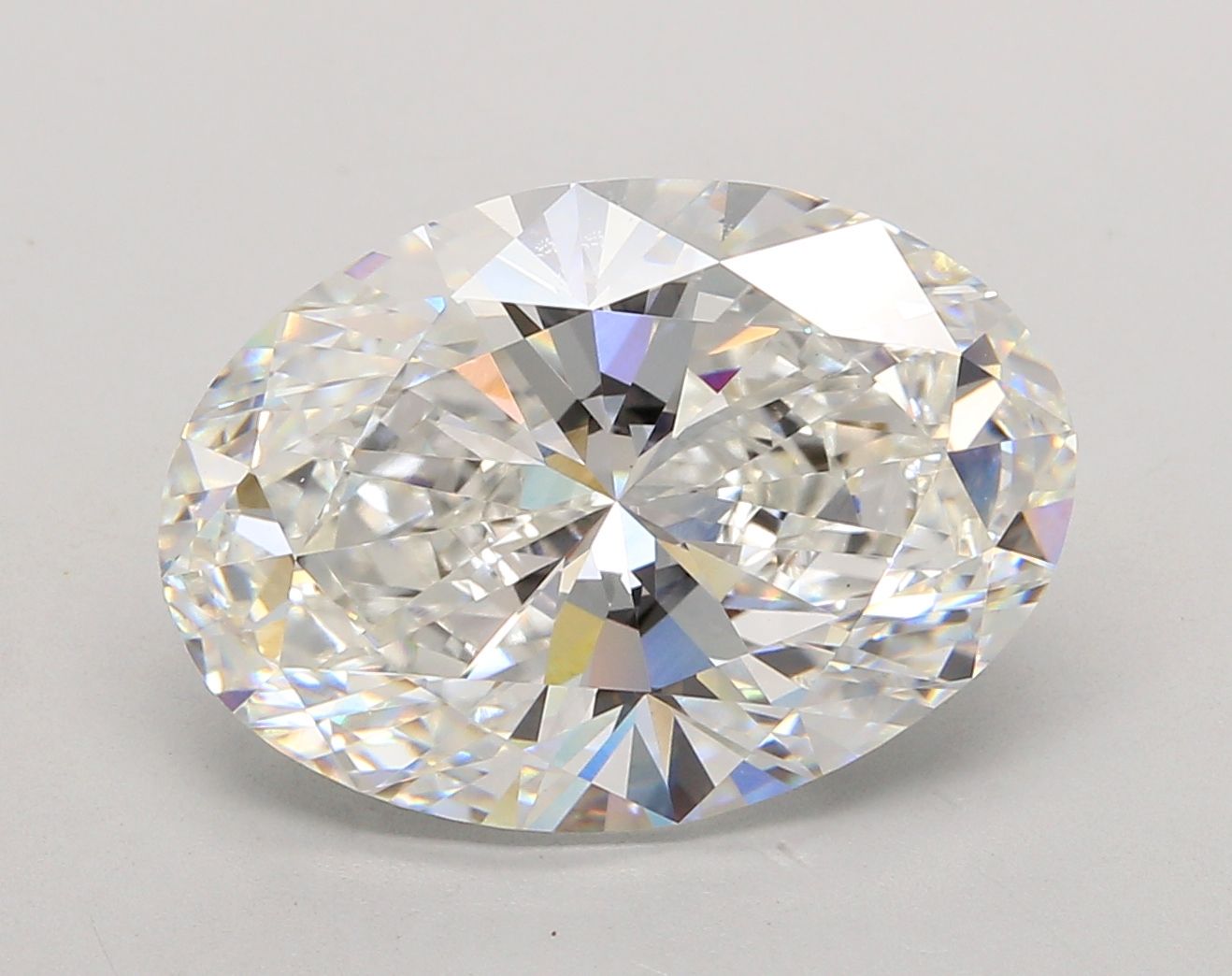 8.76 ct. oval Lab Grown Diamond front image