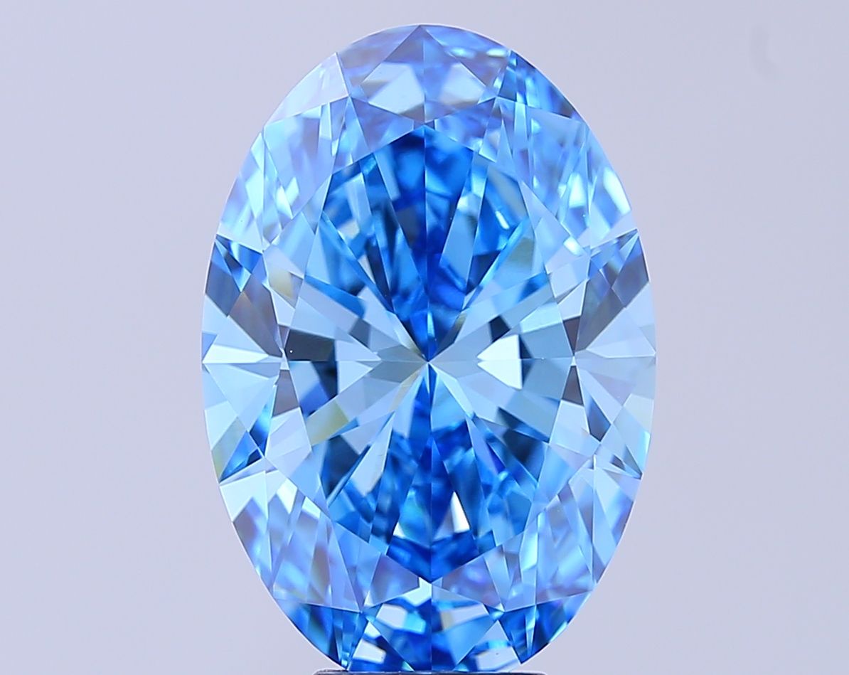 8.02 ct. oval Lab Grown Diamond front image