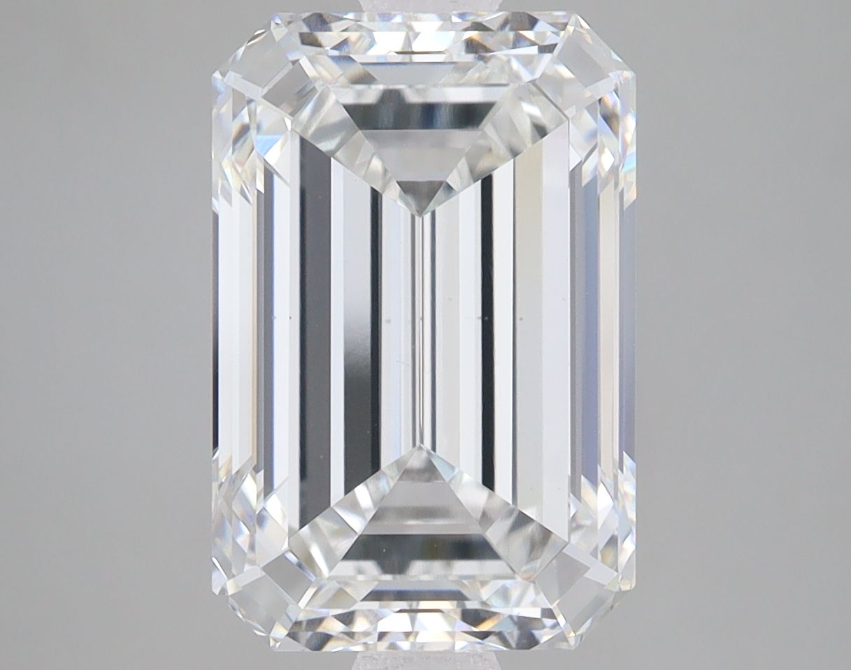 6.09 ct. emerald Lab Grown Diamond front image