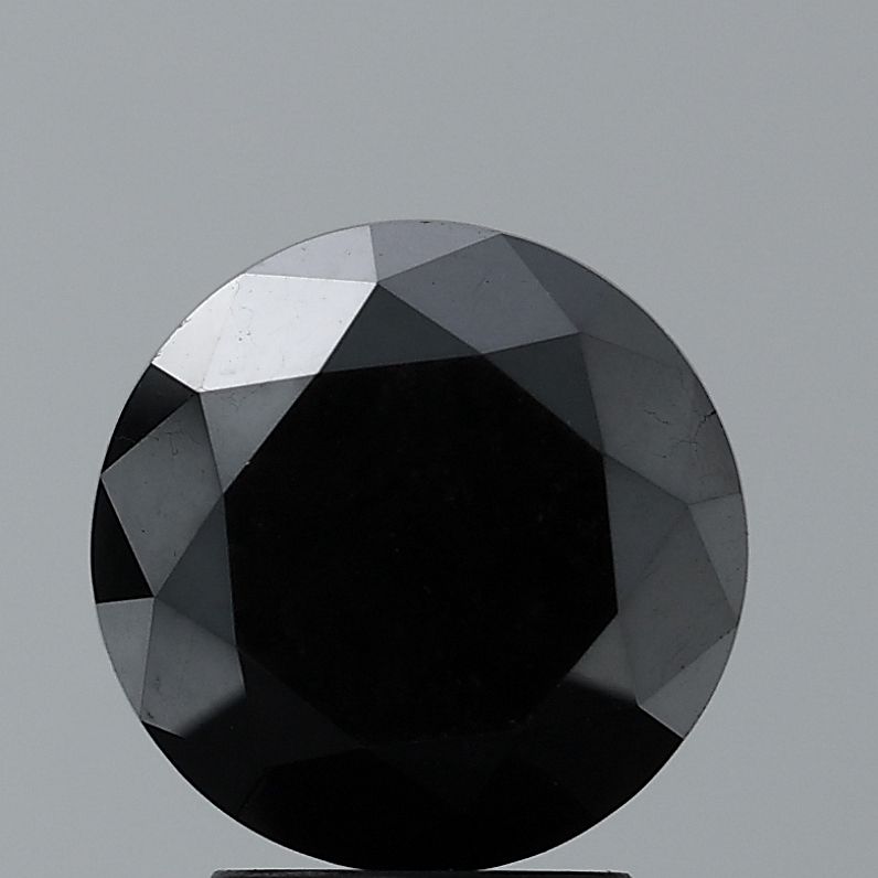 0.68 Carat Round Diamond Fancy Black VS1