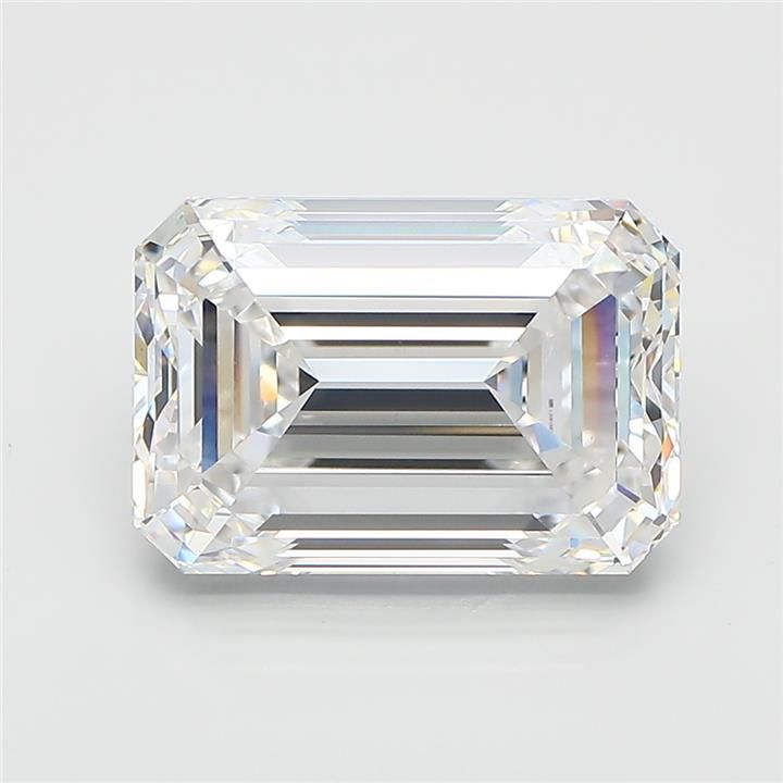 7.02 ct. emerald Lab Grown Diamond front image