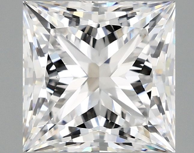 2.10 ct. princess Lab Grown Diamond front image