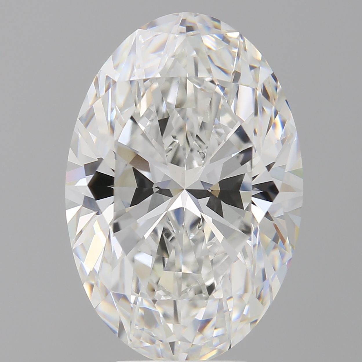 7.09 ct. oval Lab Grown Diamond front image