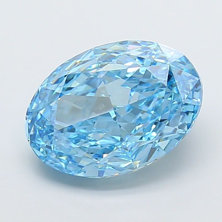 6.07 ct. oval Lab Grown Diamond front image