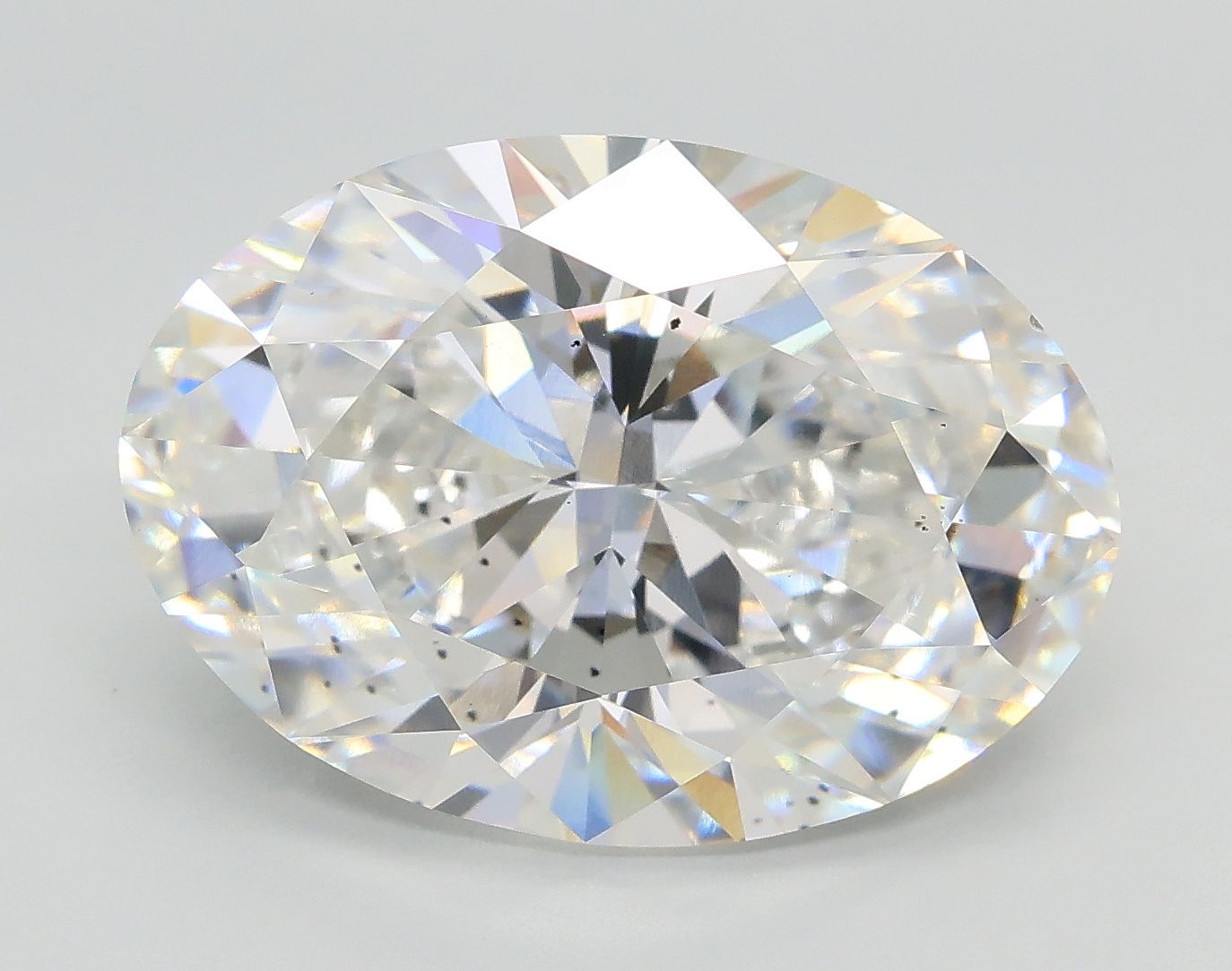 7.02 ct. oval Lab Grown Diamond front image