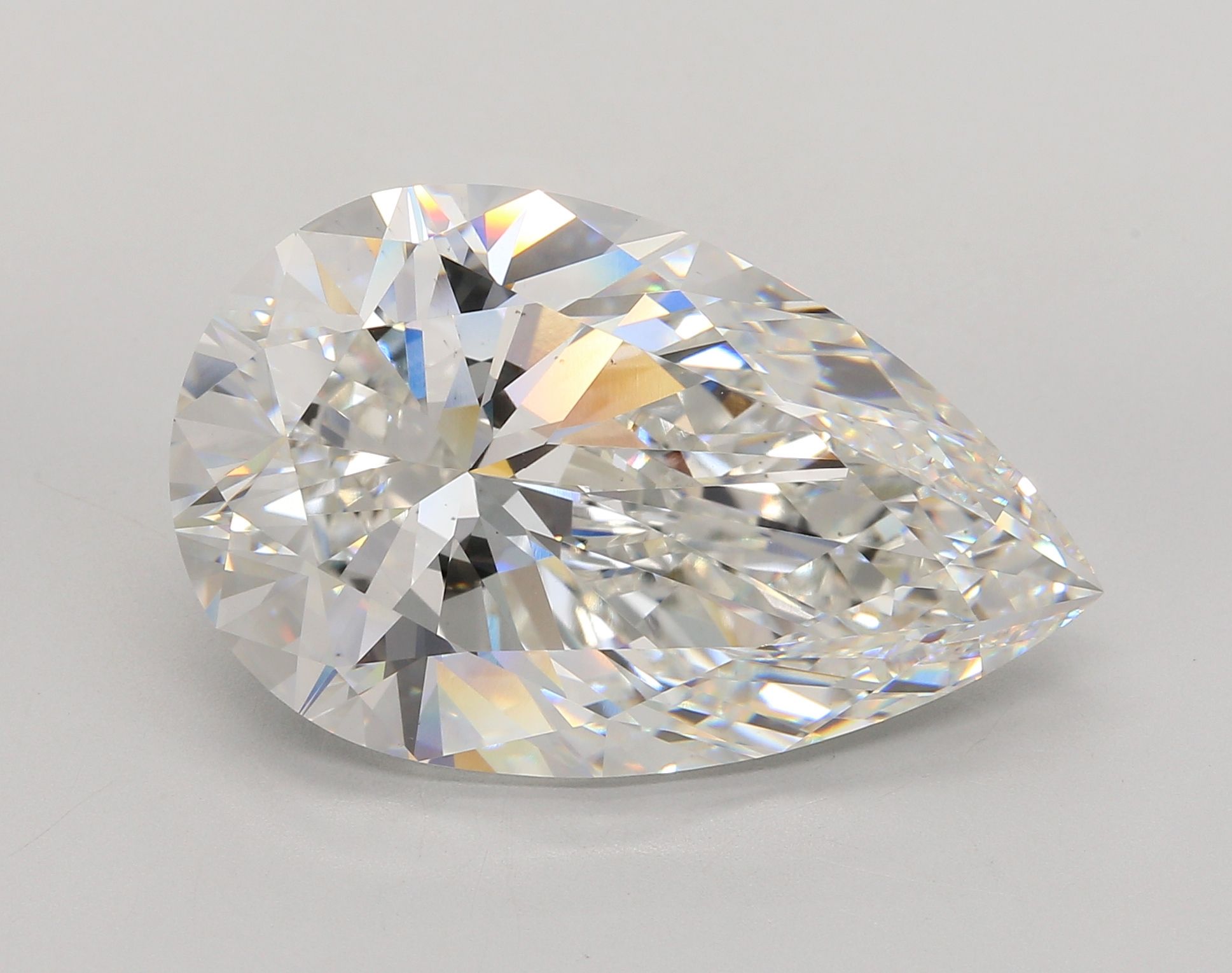21.76 ct. pear Lab Grown Diamond front image