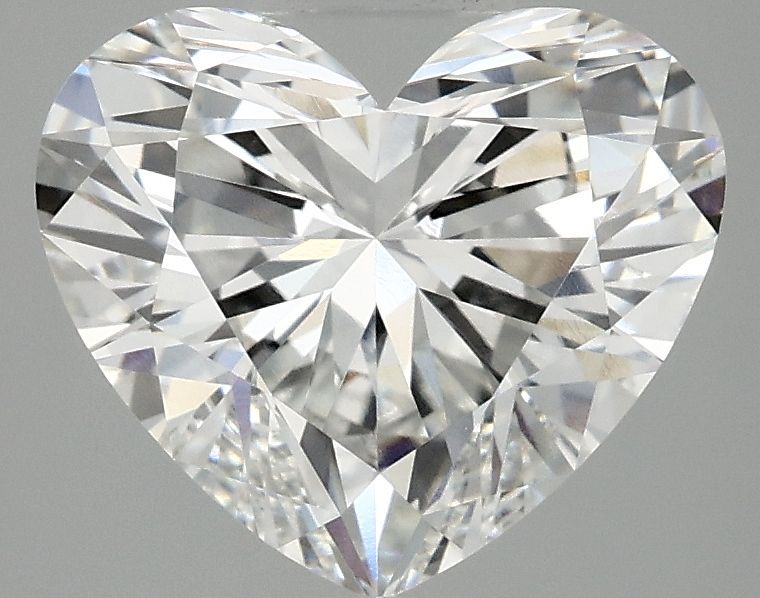 3.1 carat f VVS2 EX Cut IGI heart diamond