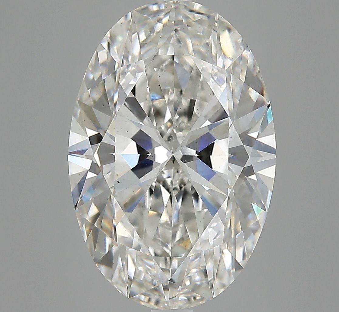 5.81 ct. oval Lab Grown Diamond front image