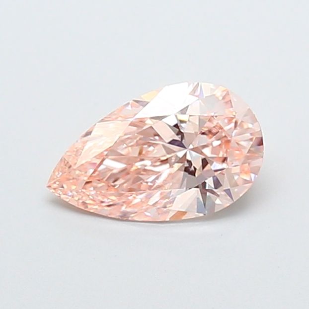 1.09 carat fancy intense pink VVS2 EX Cut IGI pear diamond