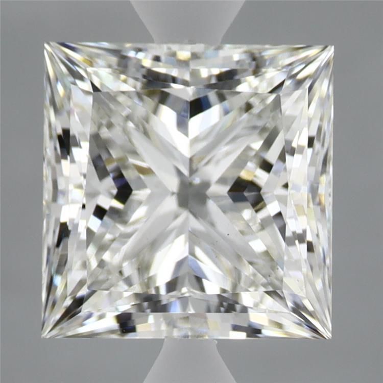 3.92 ct. princess Lab Grown Diamond front image