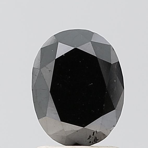 1.41 Carat Oval Diamond Black VS2