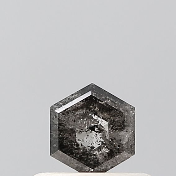 0.33 Carat Hexagonal Diamond Salt and Pepper VVS2