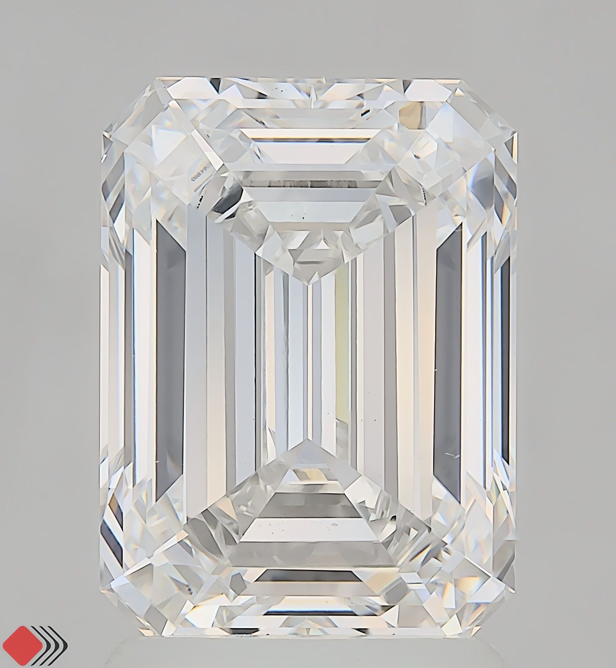 2.58 ct. emerald Lab Grown Diamond front image