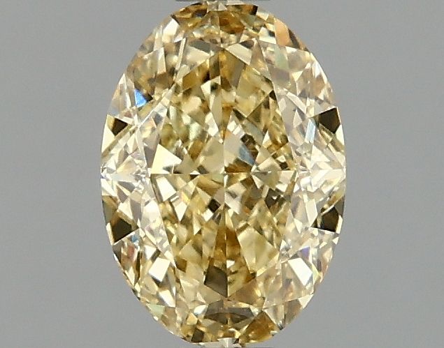 1.09 carat fancy intense yellow VS1 EX Cut IGI oval diamond