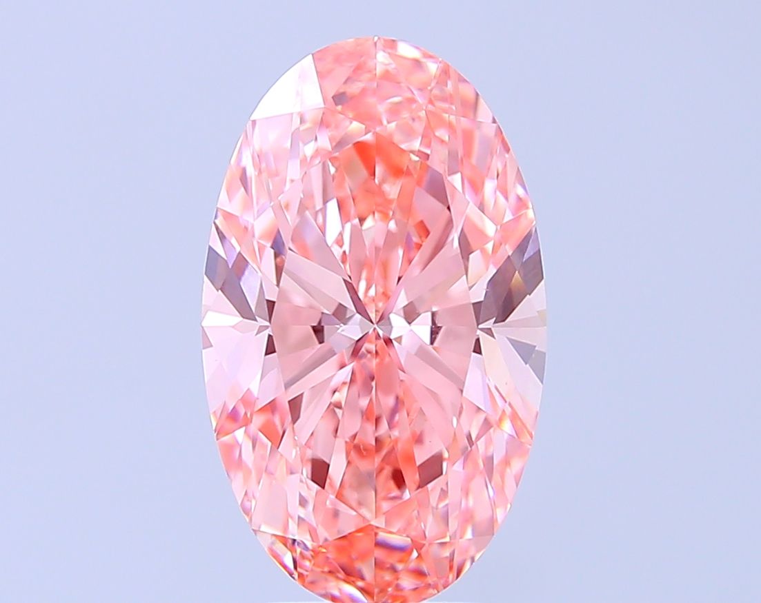5.01 ct. oval Lab Grown Diamond front image