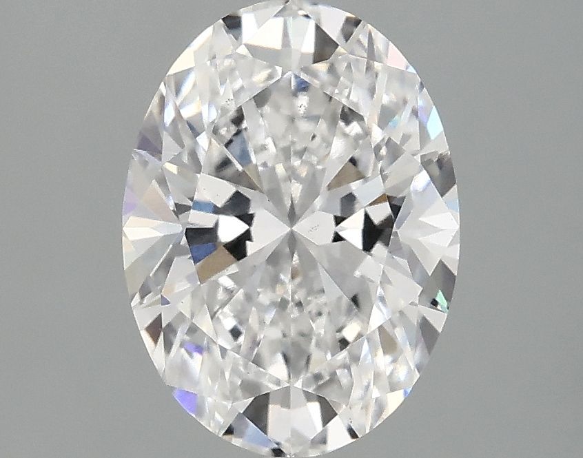 2.10 ct. oval Lab Grown Diamond front image