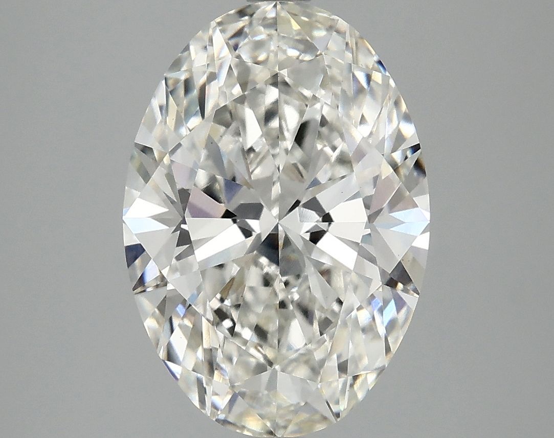 3.85 ct. oval Lab Grown Diamond front image