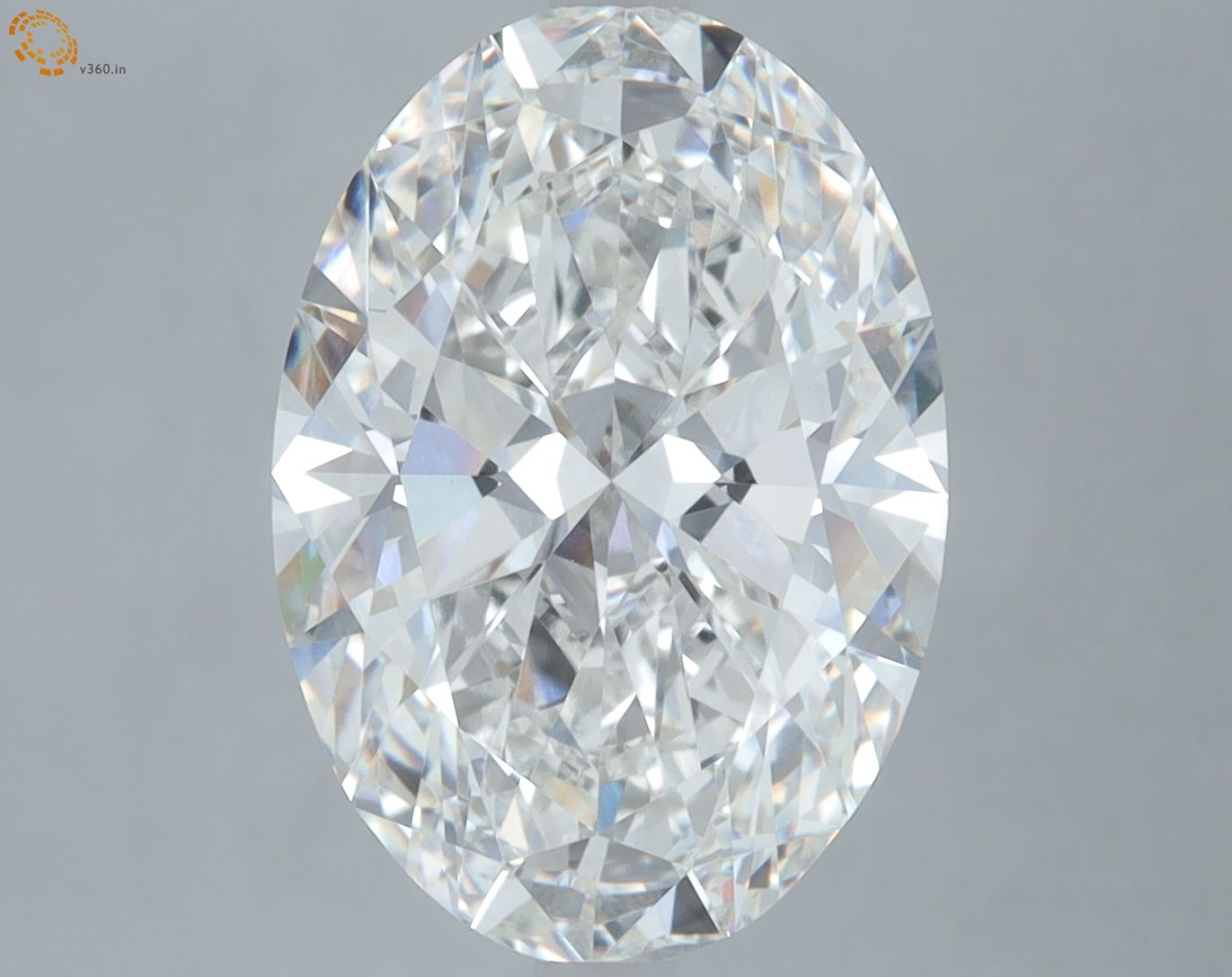 6.04 ct. oval Lab Grown Diamond front image