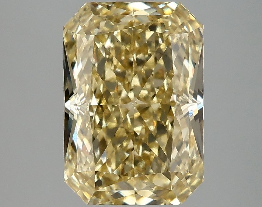 3.1 carat fancy intense yellow VS2 EX Cut IGI radiant diamond
