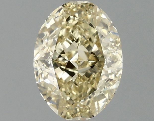 1.04 carat fancy vivid yellow VS1 EX Cut IGI oval diamond