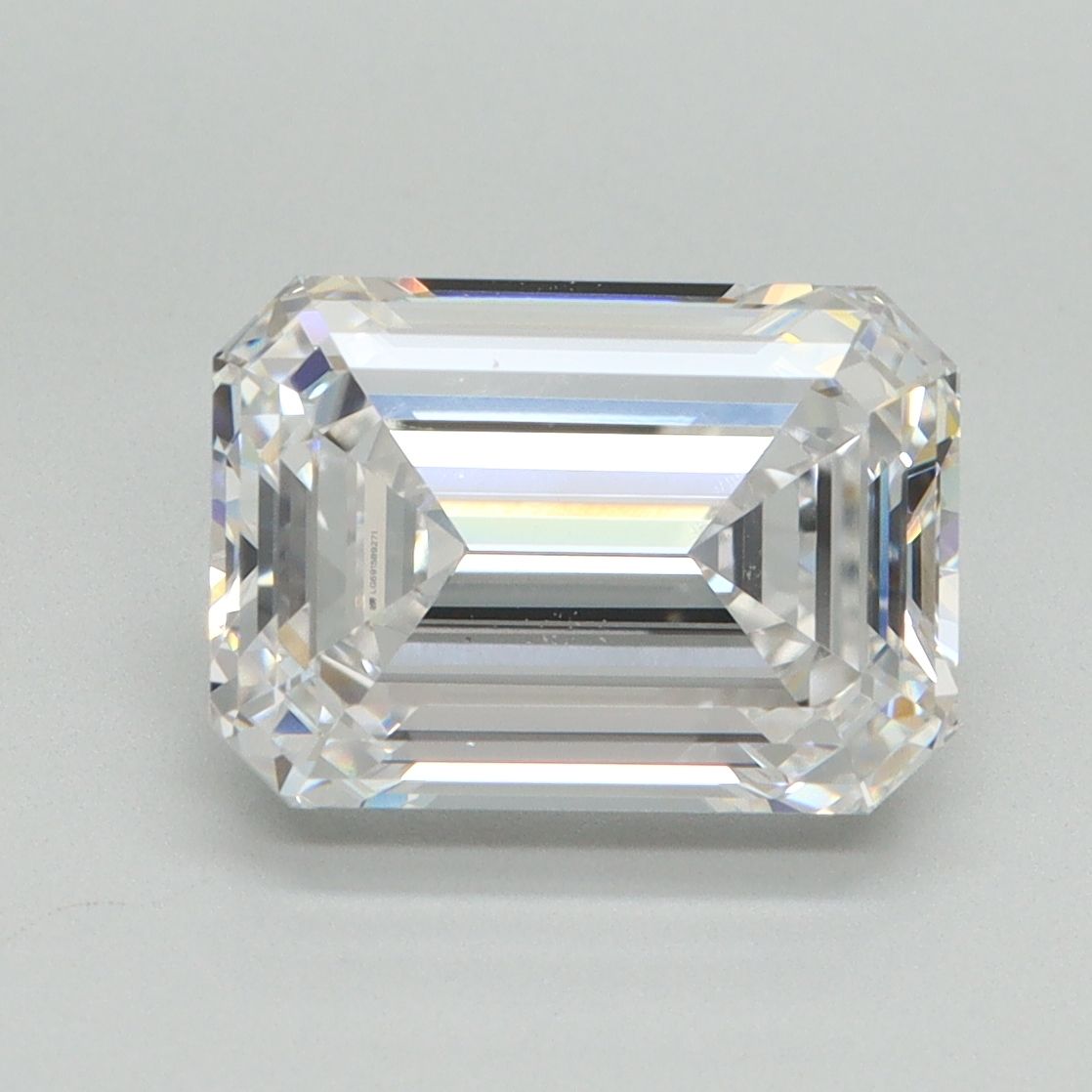 3.54 ct. emerald Lab Grown Diamond front image