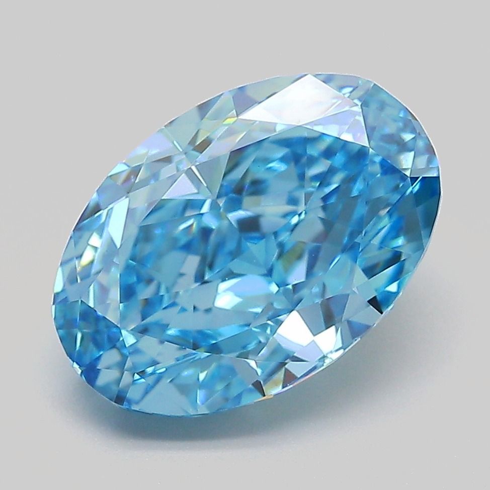 4.05 ct. oval Lab Grown Diamond front image