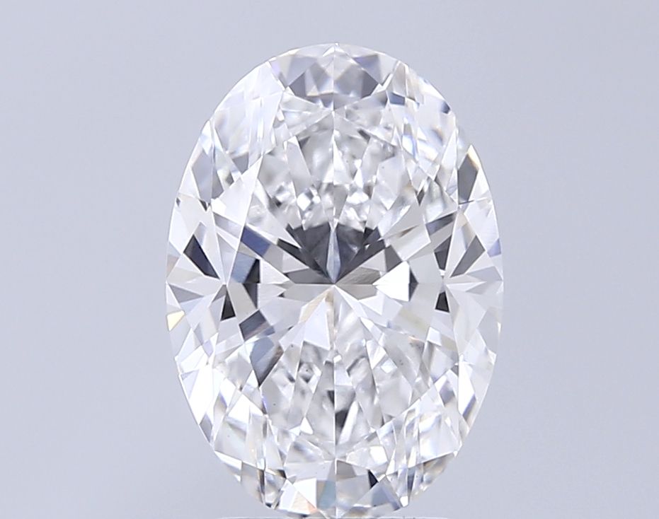 3.68 ct. oval Lab Grown Diamond front image